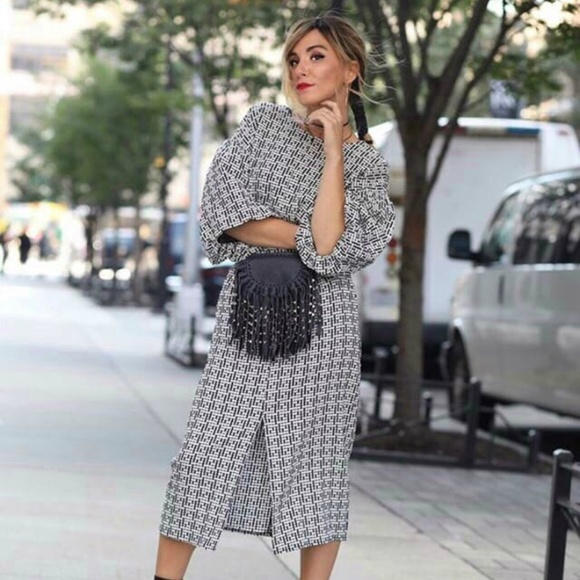 Authentic VALENTINO Rock Stud Fringe Belt Bag - Picture 6 of 8